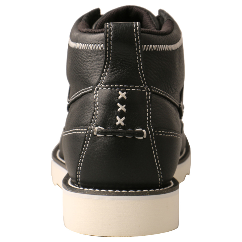 MEN'S WEDGE SOLE BOOT - BLACK MCA0039
