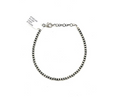 Handstrung Sterling Silver 3MM Pearl Bracelet