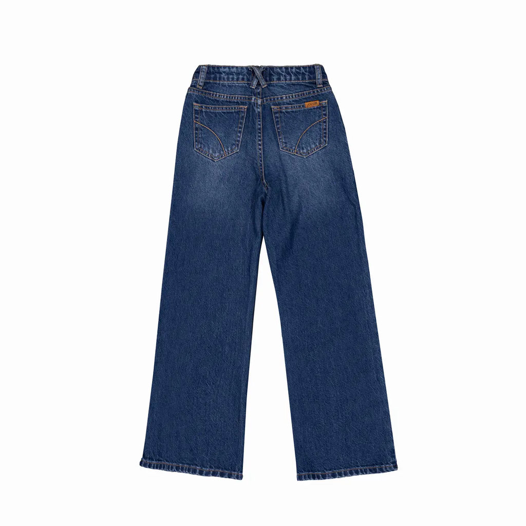 Girls Mia Wide Leg Core Denim