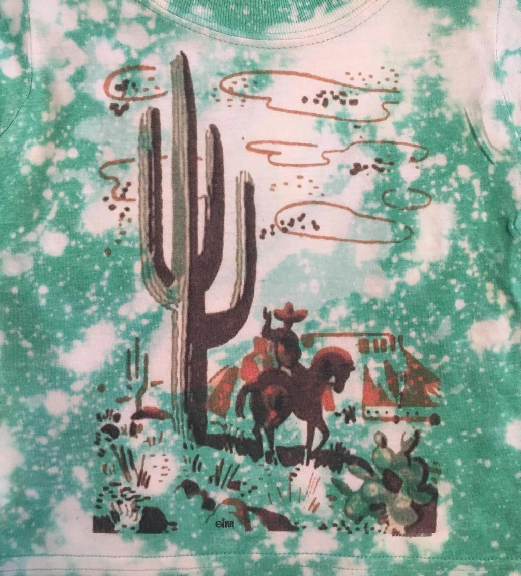 Gina Kids Cactus & Cowboy Matchbook Tee