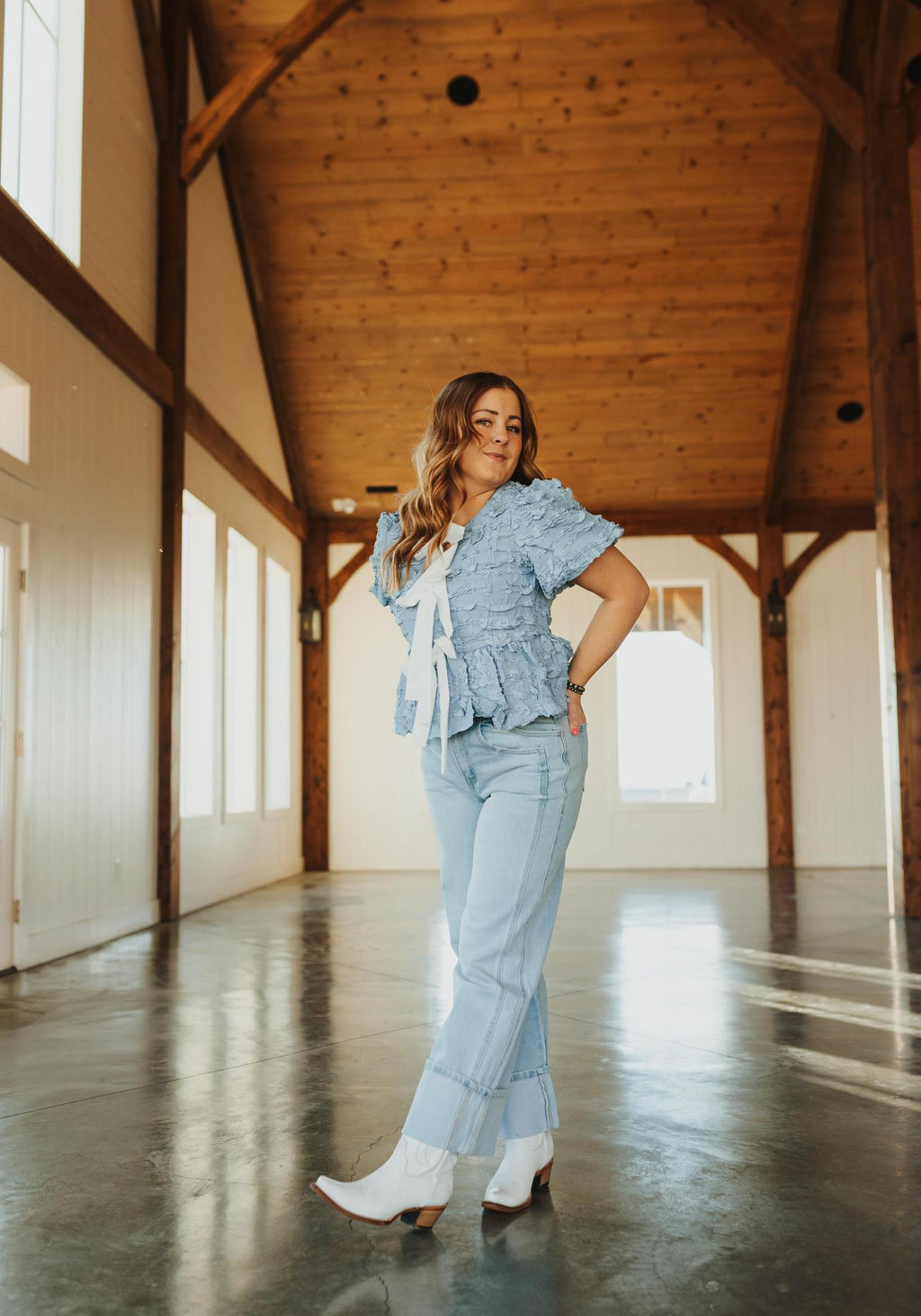 Super High Rise Baggy Wide Leg Jeans | Streamlined