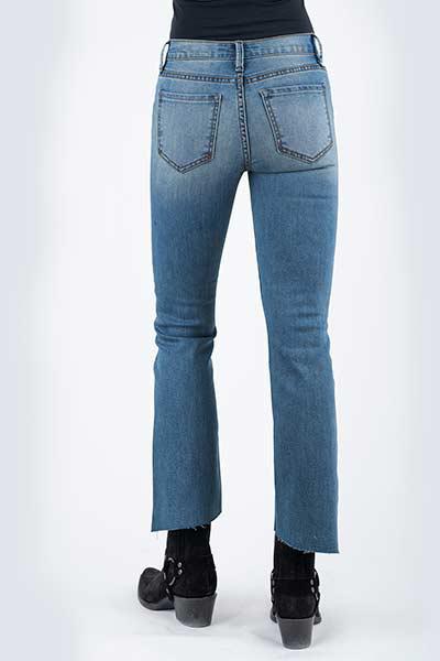 WOMENS JEAN 921 HIGH RISE FLARE FIT STETSON BACK POCKET OWS 11-054-0921-2405 BU