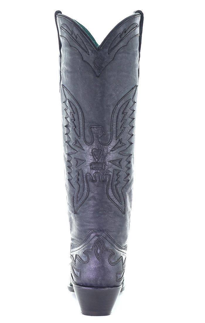 LD VINTAGE SOLID BLACK TALL EAGLE OVERLAY A4047