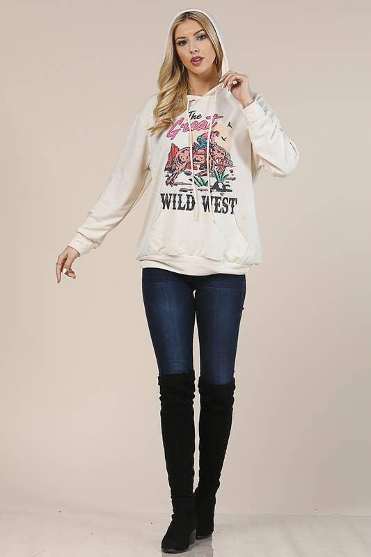 THE GREAT WILD WEST RELAXED FIT FRENCH TERRY HOODIE