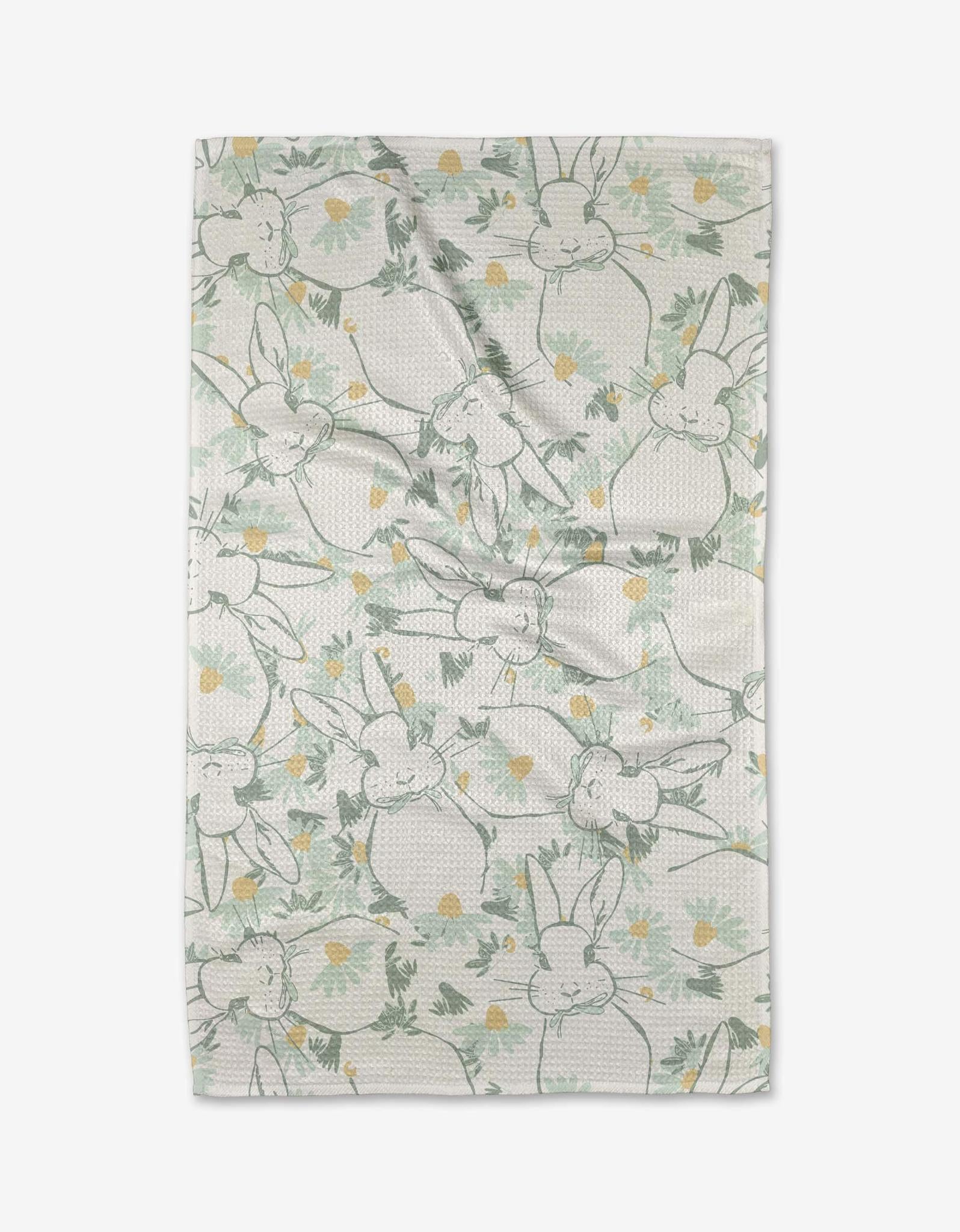 Bunny Tea Time Kitchen Tea Towel