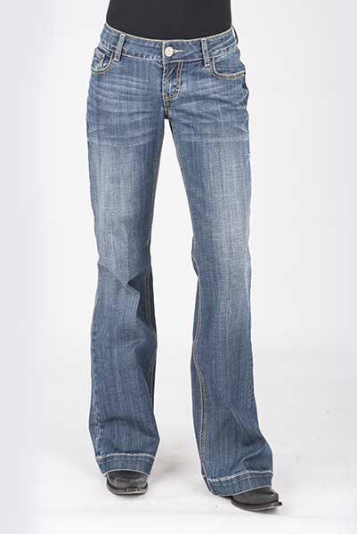 WOMENS JEAN ELLA TROUSER FIT PLAIN BACK PKT W/TIN HAUL ON OWS 10-054-0460-0012 BU