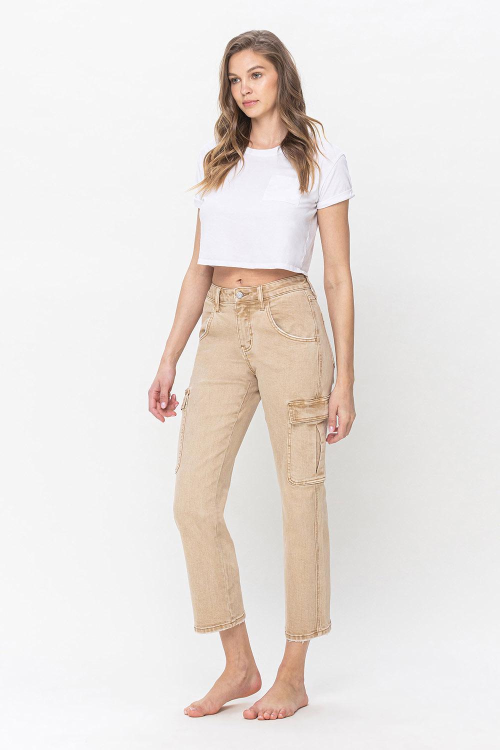 HIGH RISE RELAXED STRAIGHT CARGO - DIXIE INSTRUCTIVE