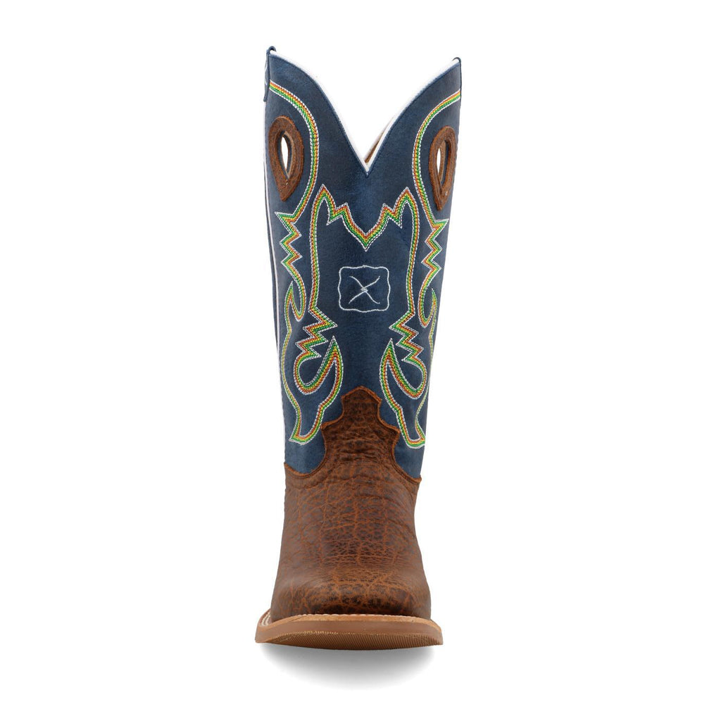 14" Ruff Stock - Elephant Print & Blue - MRS0057