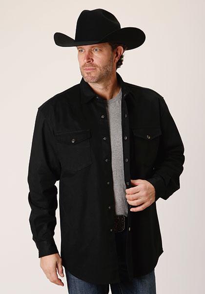 Long Sleeve Solid 2 Pocket Snap 03-001-0423-6612 AS