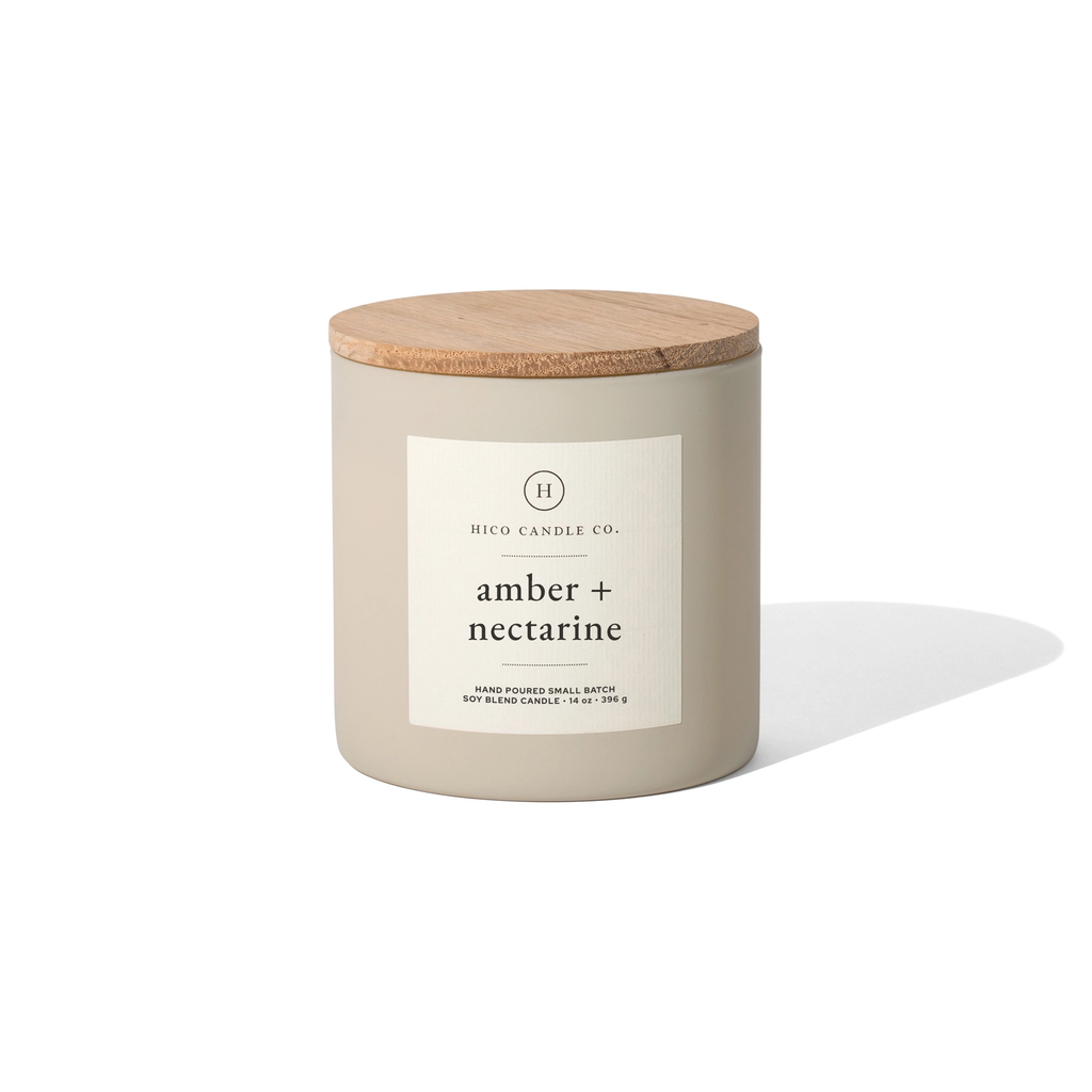 Amber + Nectarine - 14oz. Candle