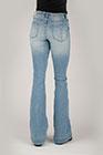 WOMENS JEAN 921 HIGH RISE FLARE FIT HIGH WAIST FLARE W/SEAM RUNNING DOWN 11-054-0921-2412 BU