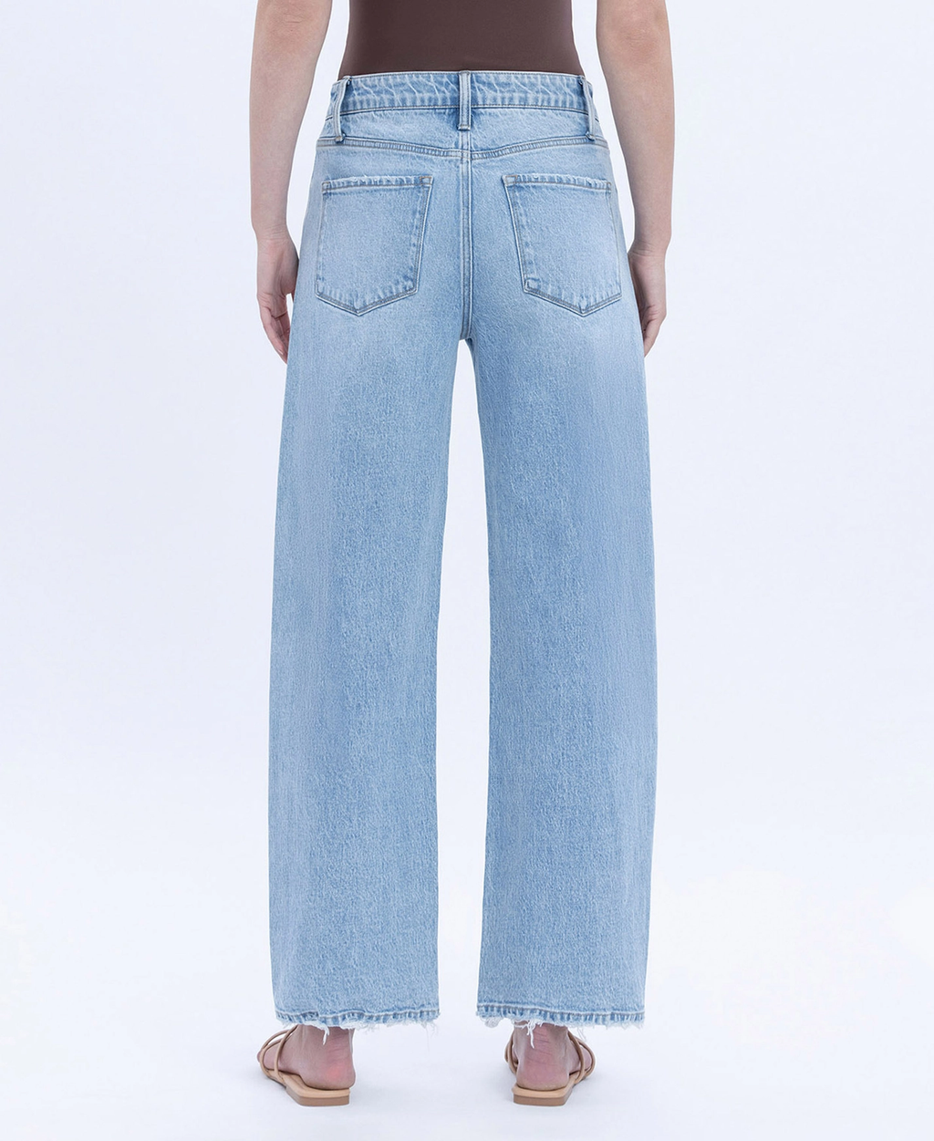 Super High Rise Crop Barrel Leg Jeans
