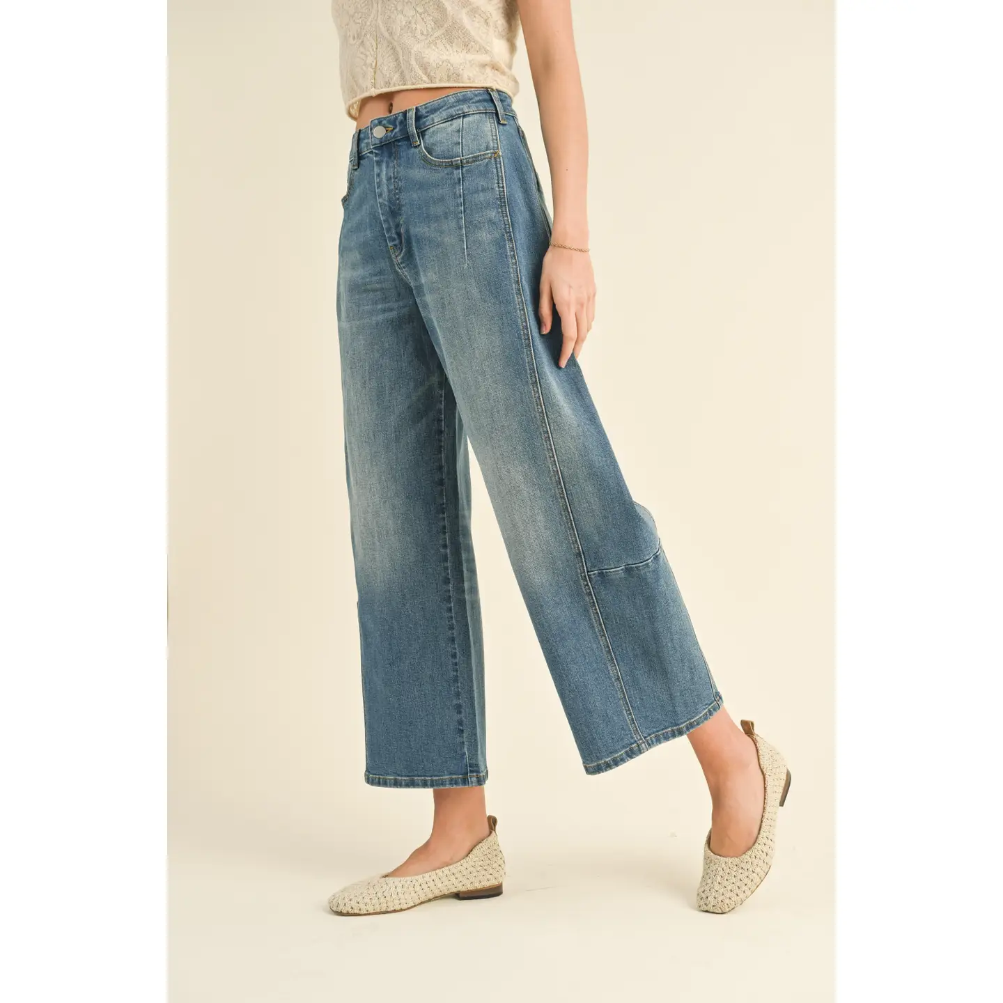 Loose Fit Denim Pants