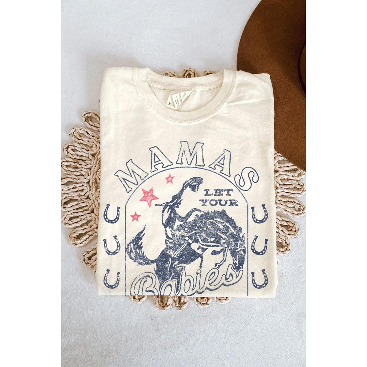 Let Your Babies Mineral Graphic Tee - Mineral Ivory