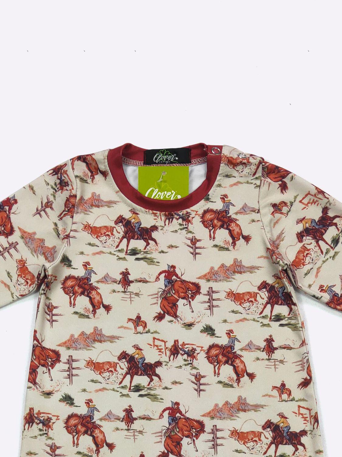 Desert Roping Boy Romper