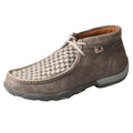 WOMENS DRIVING MOCCASINS - GREY/CHECK WDM0108