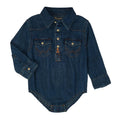 Wrangler® Baby Long Sleeve Bodysuit - Denim
