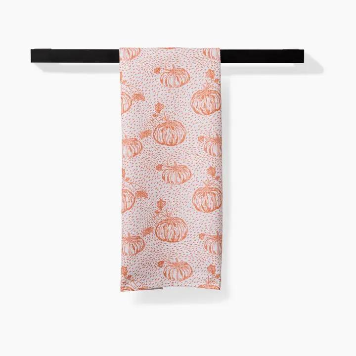 Pumpkin Field Tea Towel