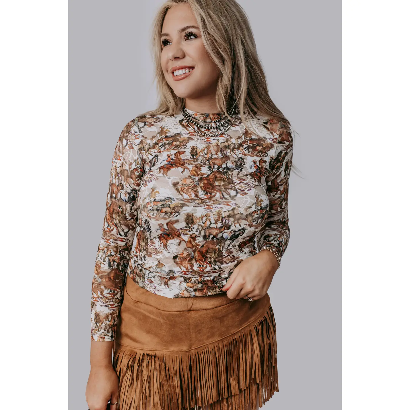 Buckaroo Lace Top