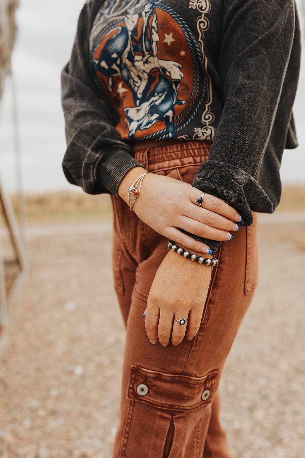 RODEO ALL YEAR AROUND LONG SLEEVE SWEATSHIRT - MINERAL BLACK