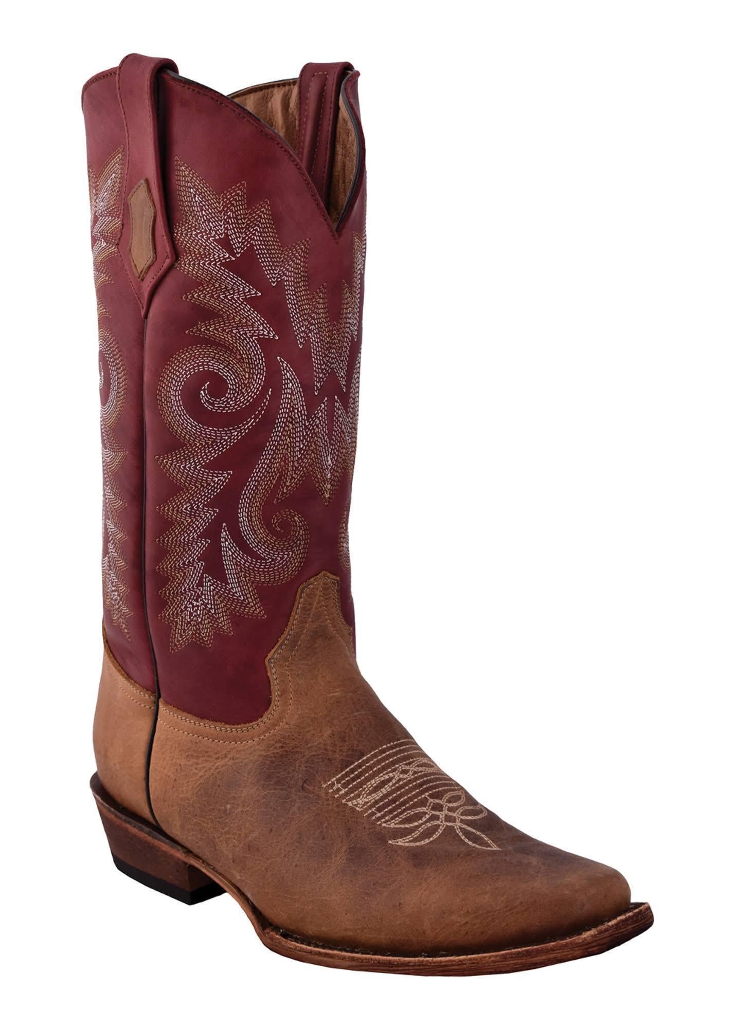 Ladies Roughrider Dist. Brown D-Toe