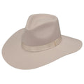 LADIES PINCH FRONT SILVER BELLY HAT