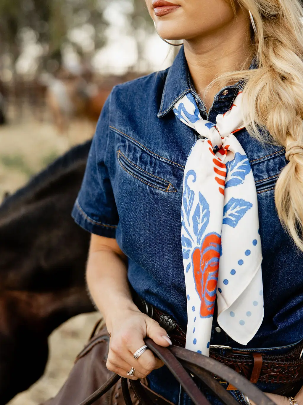 Freeman Ranch Denim Top