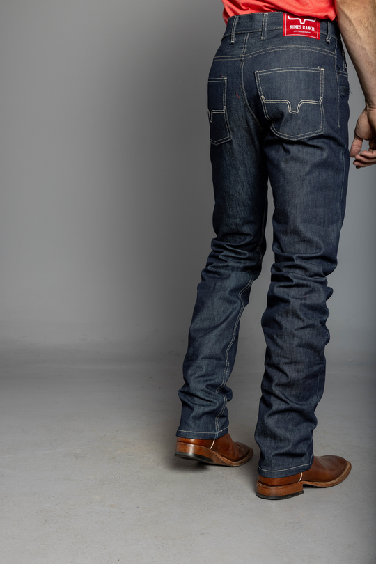 MENS KIMES JEANS - RAW JAMES BLUE