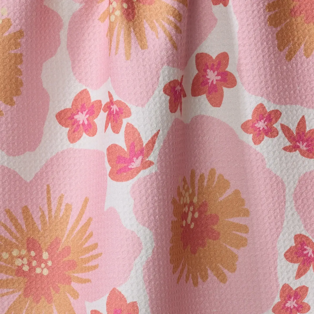 Hibiscus Sunset Tea Towel