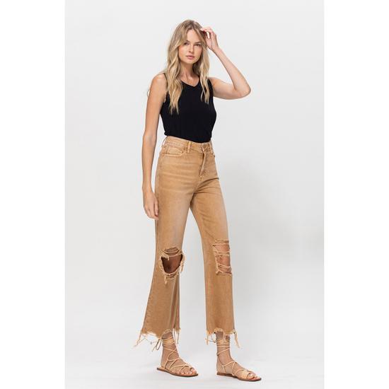 90'S VINTAGE CROP FLARE - KISS OF CALIFORNIA