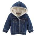 Wrangler® Baby Girl Hooded Jacket - Blue Denim