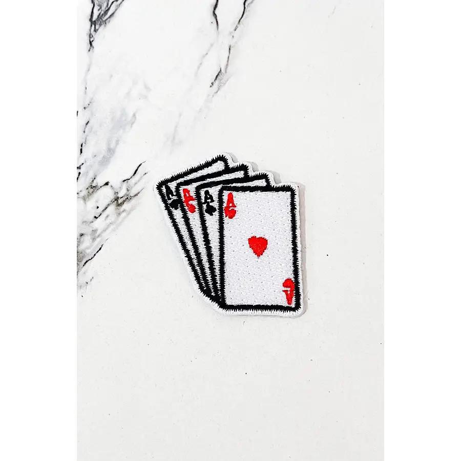 Aces Embroidered Patch
