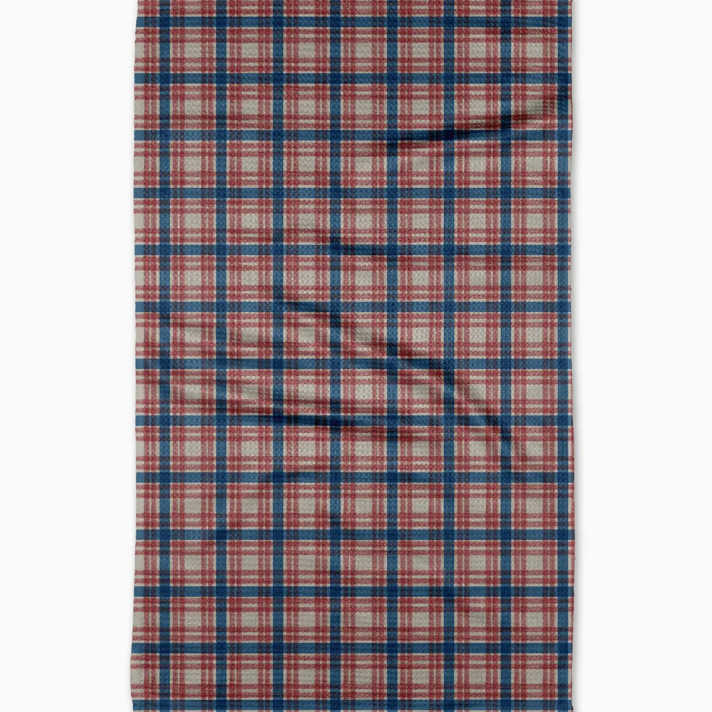 Patriot Plaid Tea Towel