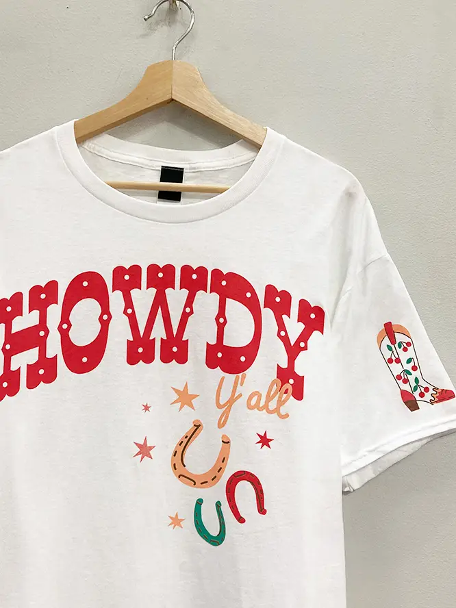 Howdy Lucky Boots Tee