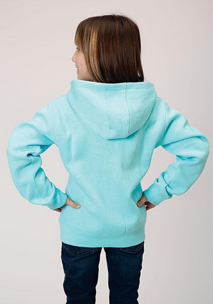 GIRLS OUTERWEAR   ROPER GIRLS L/S SWEATSHIRT W/HOOD - 03-298-0300-6619