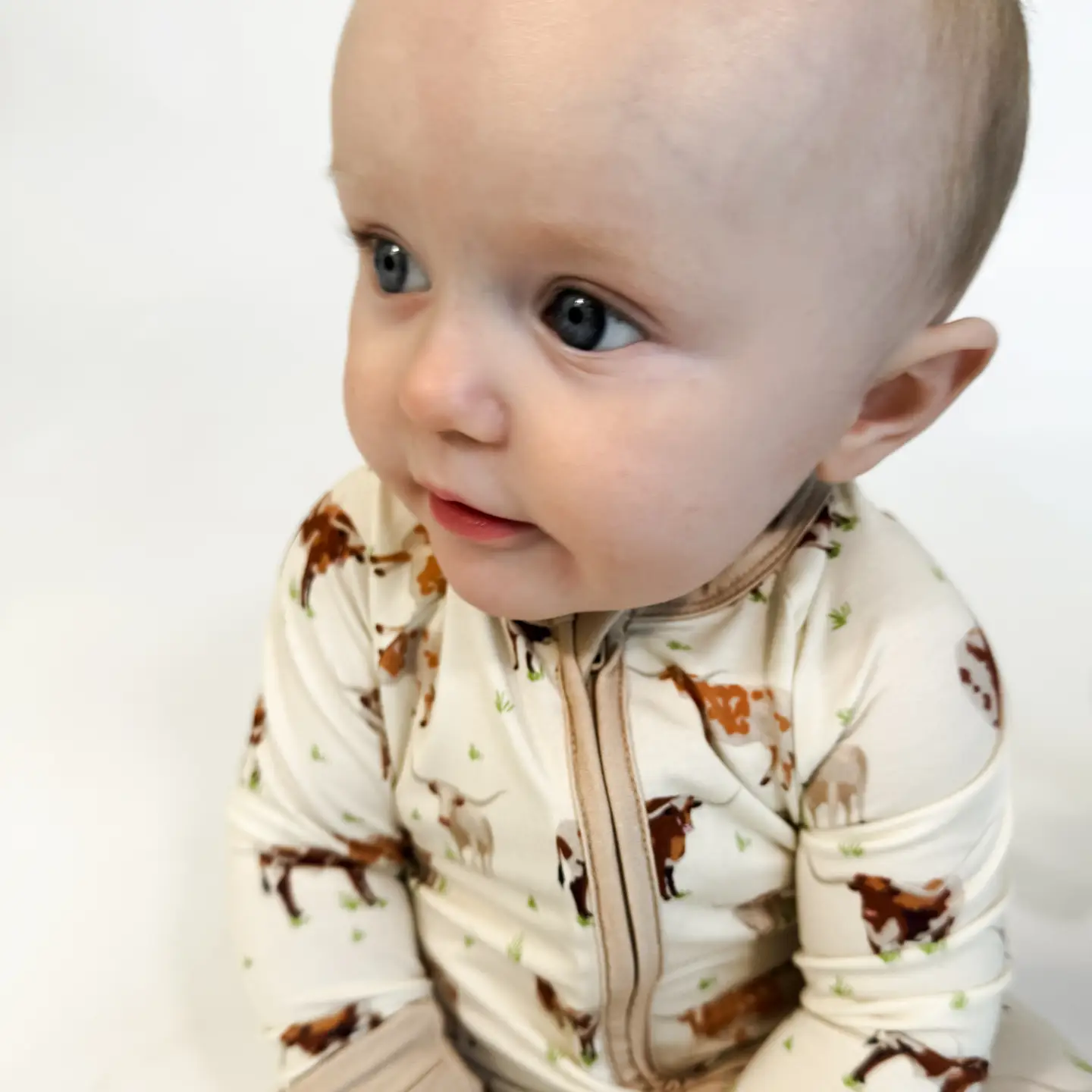 Longhorns Zip Pajamas