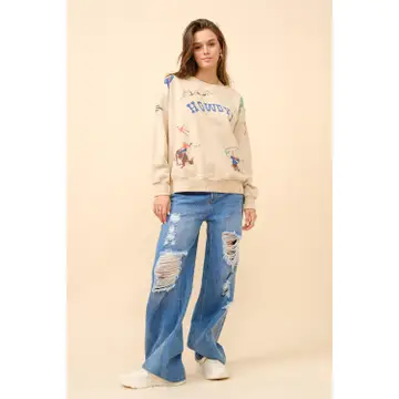 Western Graphic Howdy Sweatshirt