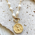 Queen Bee Pearl Necklace Boutique Salon Bee Jewelry Trendy