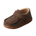 INFANT DRIVING MOCCASINS - CHOCOLATE/SHIMMER ICA0010
