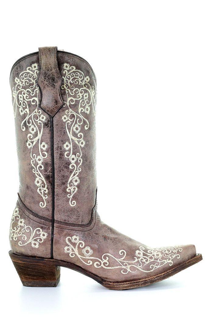 TN BROWN/ BONE EMBROIDERY A2773