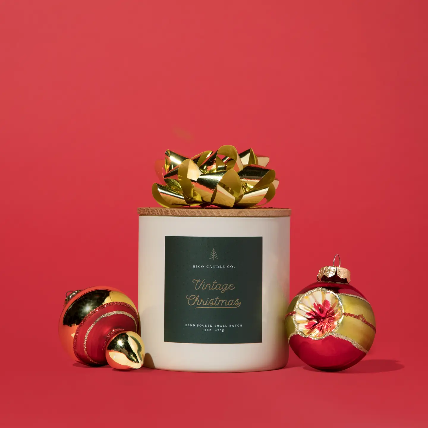 Vintage Christmas Candle