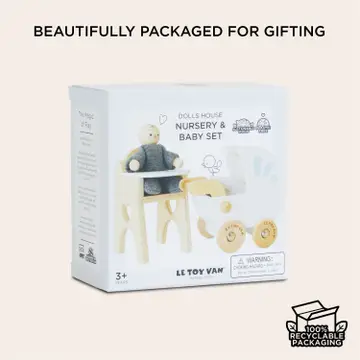 Dolls House Nursery & Baby Set