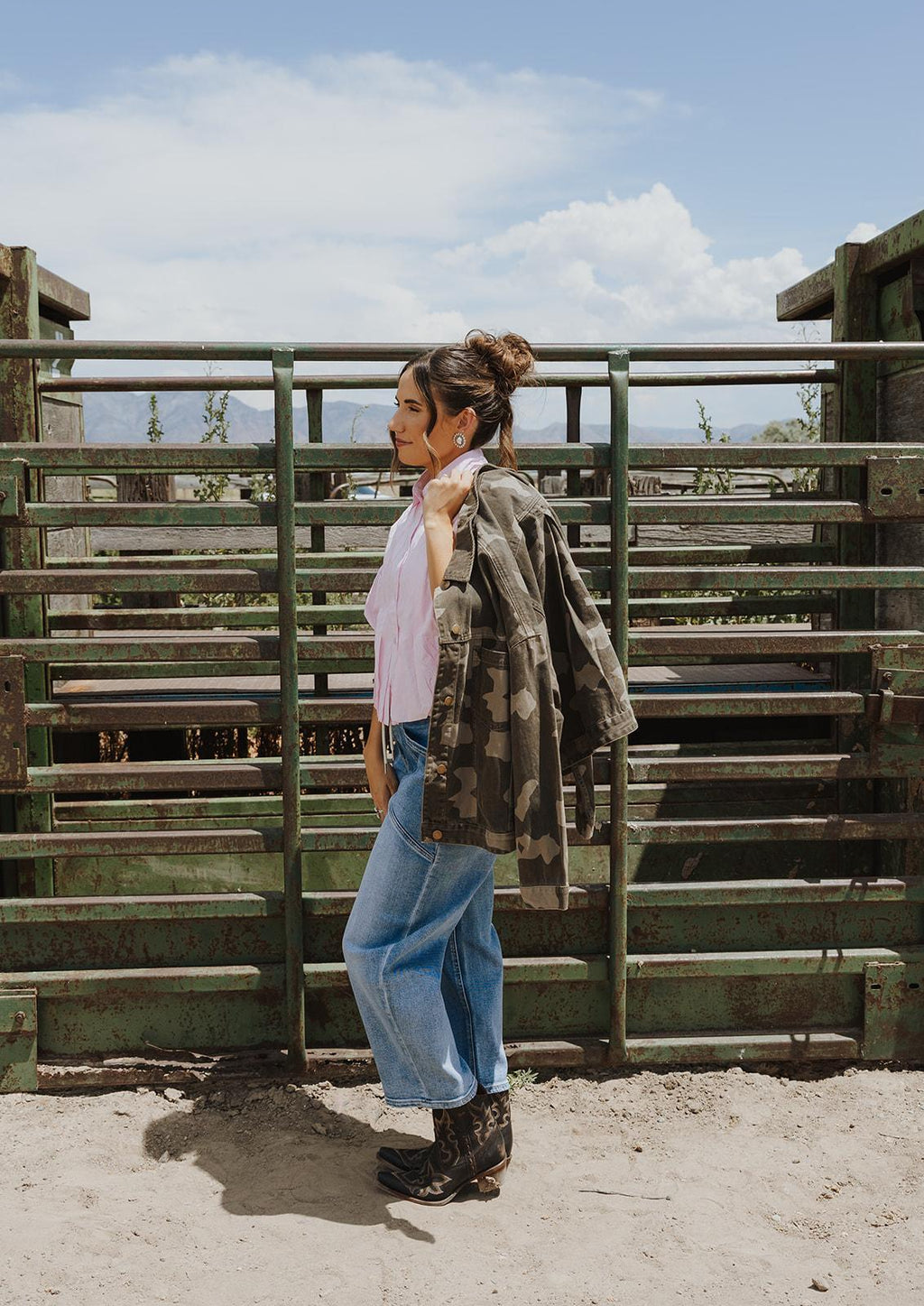 Camo Printed Regular Jacket