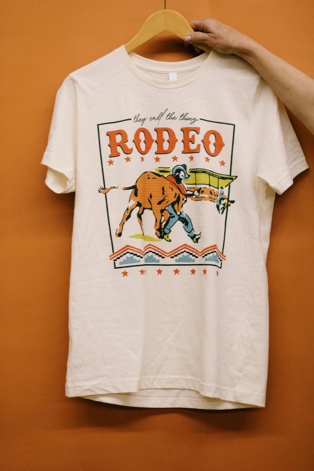 THEY CALL THE THING A RODEO GRAPHIC T SHIRT