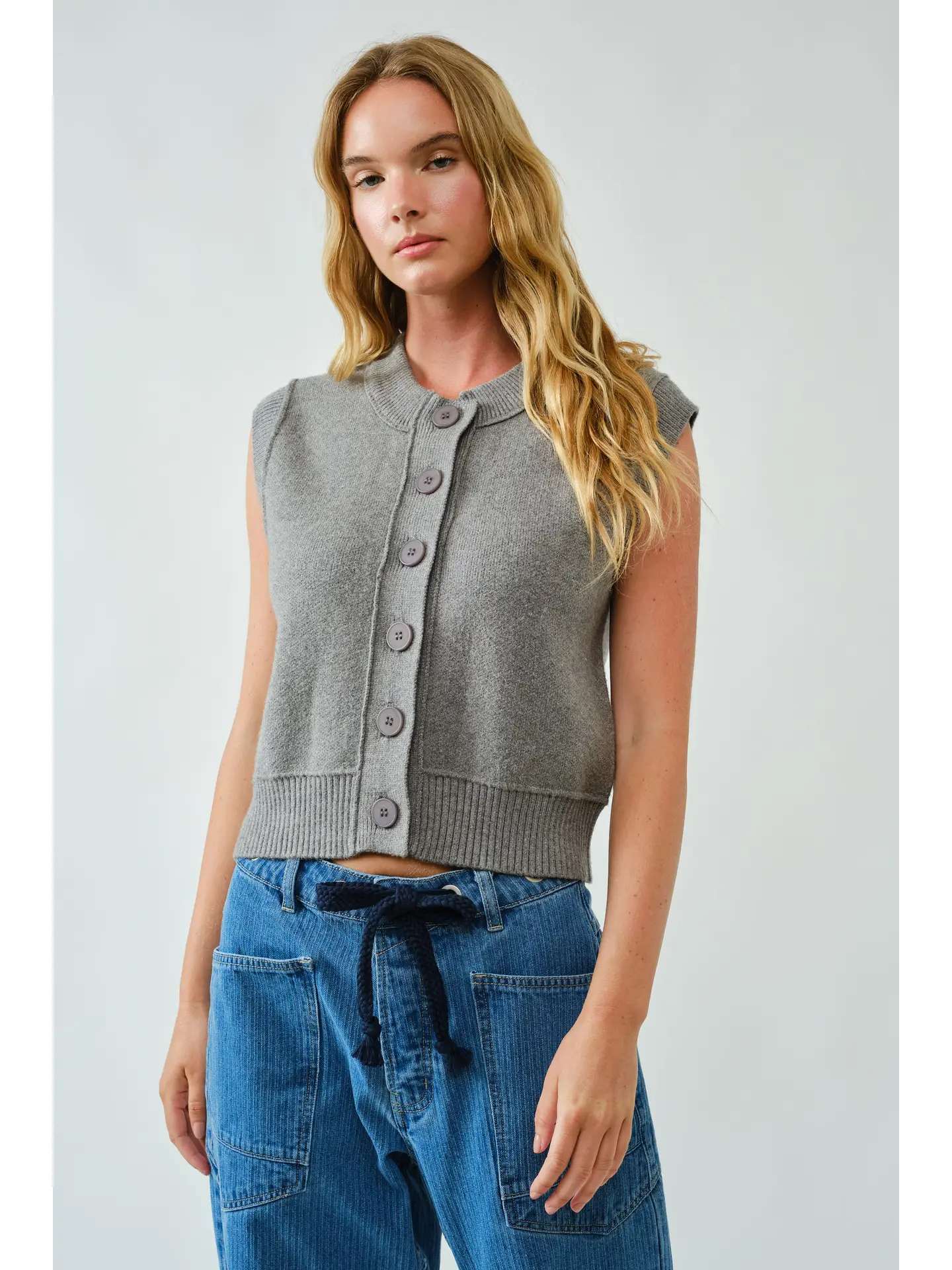 Super Soft Basic Vest Cardigan