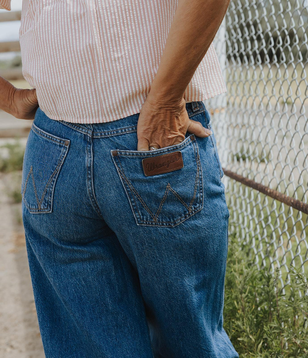 Wrangler Retro® Bailey Wide Leg Jean - High Rise - Yvette