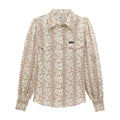 Wrangler Retro® Americana Western Puff Sleeve Blouse - White
