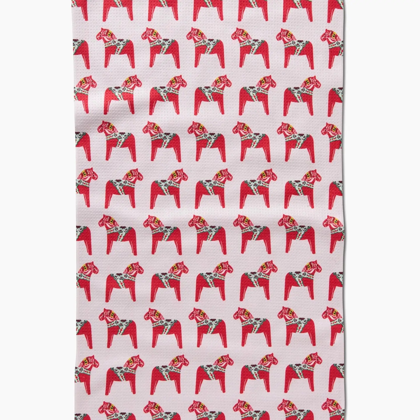 Holiday Dala Horse Tea Towel