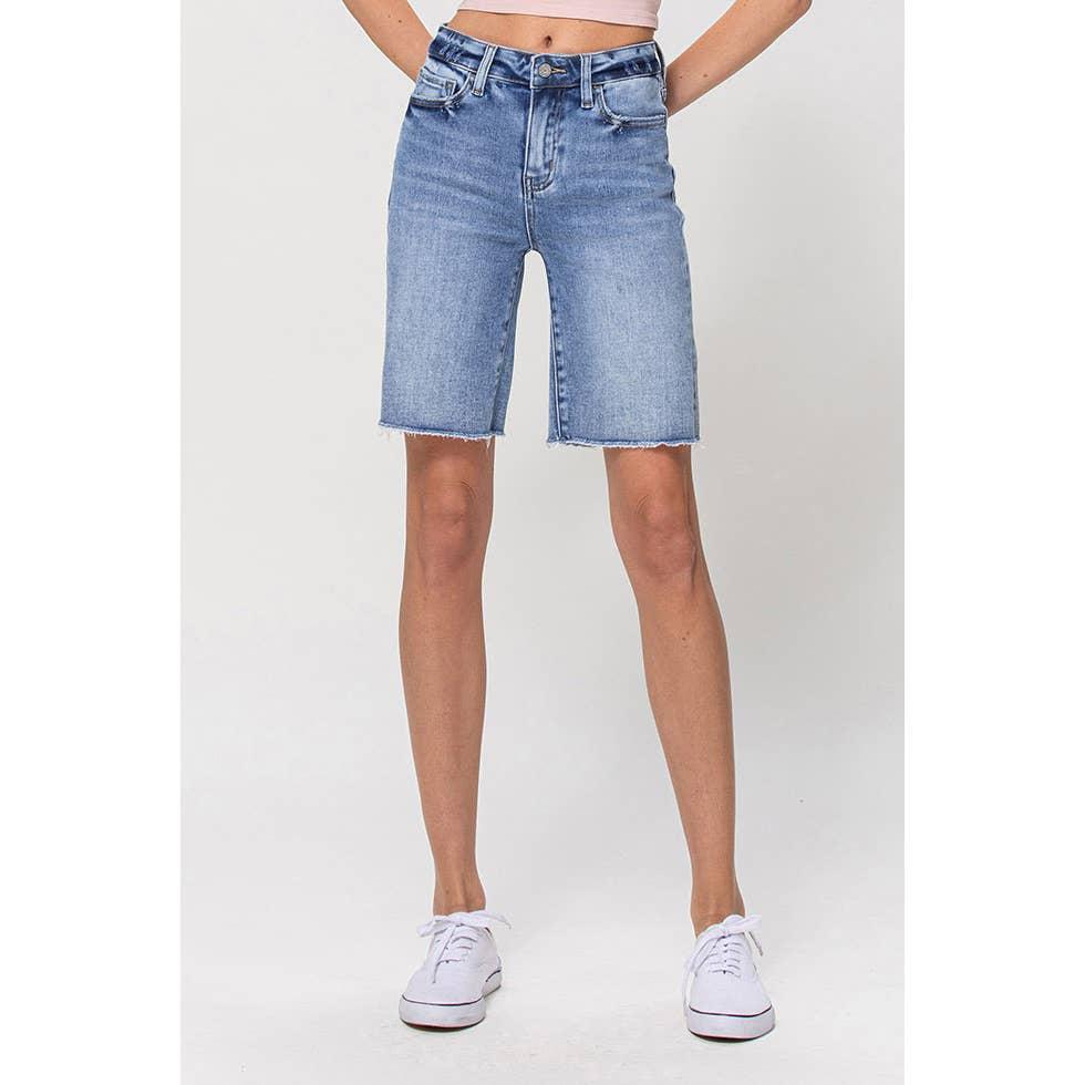 HIGH RISE BERMUDA SHORTS | VALERIE