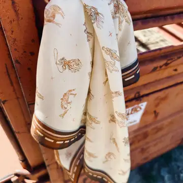 Saddle Club Silk Western Cowgirl Wild Rag Scarf